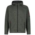 CMP - Jacket Fix Hood Jacquard Knitted 3H60847N - Fleecejacke Gr 50 grau