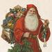 The Holiday Aisle® Victorian Santa III by Wild Apple Portfolio - Wrapped Canvas Print Canvas | 30" H x 30" W | Wayfair