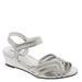 David Tate Annie - Womens 8 Silver Sandal W