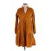 J.Crew Casual Dress - DropWaist: Brown Dresses - Women's Size 2X-Small