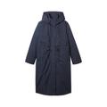 Tom Tailor Regenmantel mit recyceltem Polyester Damen sky captain blue, Gr. L, Weiblich Jacken outdoor