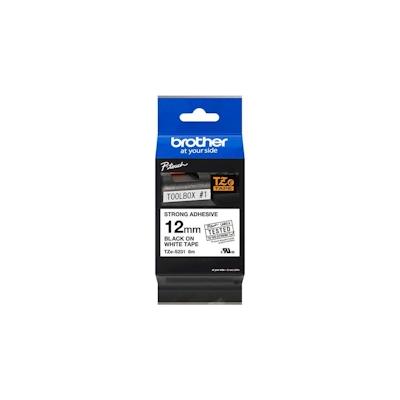 Brother Schriftband 12mmx8m schwarz/weiß Image