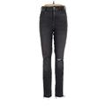 Old Navy Jeggings - High Rise Skinny Leg Boyfriend: Black Bottoms - Women's Size 8 Tall - Black Wash