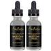 Shea Moisture Skin Care Night Resurfacing Serum With Authentic African Black Soap Aha Bha Face Serum For Acne & Blemish Prone Skin Nutrient Rich Shea Butter 2 Pack - 1 Fl Oz Ea