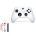 Microsoft Xbox Wireless Robot White Controller for Xbox Console With Cleaning Kit BOLT AXTION Bundle Like New