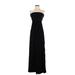 Splendid Cocktail Dress - Maxi: Black Solid Dresses - Women's Size X-Small