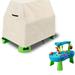 TERGAYEE Kids Water Table Cover Waterproof Sand and Water Table Cover Outdoor Waterproof Dustproof Anti-UV Kids Water Play Table Cover