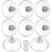 8 Pcs Pvc Home Accents Decor House Decorations for Transparent Plastic Suction Cup Hook Multipurpose