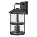 3 Light Large Outdoor Wall Lantern in Coastal Style 10.5 inches Wide By 19.75 inches High-Black Finish-Incandescent Lamping Type Bailey Street Home