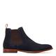 Base London™ Mens Carson Suede Navy Chelsea Boots UK 12