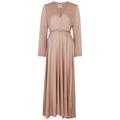 Forte_forte Belted Stretch-silk Satin Maxi Dress - Light Pink - 1 (UK 8 / S)