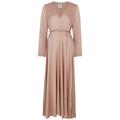 Forte_forte Belted Stretch-silk Satin Maxi Dress - Light Pink - 0 (UK 6 / XS)