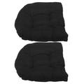 2 Pcs Household Rattan Chair Cushion Seat Outdoor Patio Cushions Seats for Office Chairs