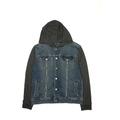 Art Class Denim Jacket: Blue Print Jackets & Outerwear - Kids Boy's Size Large