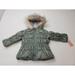 Jessica Simpson Jackets & Coats | Jessica Simpson Girls Youth Toddler Jacket Full Zip Hooded Faux Fur Green Sz 2t | Color: Green | Size: 2tg