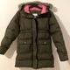Columbia Jackets & Coats | Girl’s Columbia Down Filled Coat. Long Parka W/ Removable Faux Fur Trim Sz.14/16 | Color: Green/Pink | Size: 14 / 16
