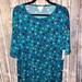 Lularoe Tops | Nwt Lularoe Irma Oversized Tunic, Women’s Size Small | Color: Green/Red | Size: S