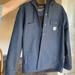 Carhartt Jackets & Coats | Carhartt Men's Rain Defender Relaxed Fit Heavyweight Hooded Shirt Jacket | Color: Blue | Size: M