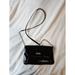 Nine West Bags | Euc Nine West Black Convertible Crossbody Patent Chain Strap Purse Clutch | Color: Black | Size: Os