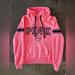 Pink Victoria's Secret Tops | Euc Pink Victoria's Secret ½ Zip Hoodie - Sz Small | Color: Blue/Pink | Size: S