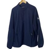 Adidas Shirts | Adidas Navy Blue 1/4 Zip Fleece Pullover Men's Xl Zip Kangaroo Pocket | Color: Blue | Size: Xl