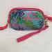 Lilly Pulitzer Bags | Lily Pulitzer Tech Case Wallet Coin Purse Wristlet | Color: Blue/Pink | Size: 3.5 X 5