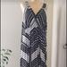 Jessica Simpson Dresses | Jessica Simpson Goddess V Neck Maxi Dress | Color: Black/White | Size: 18