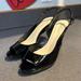 Nine West Shoes | Black Nine West High Heel Sling Back Sandal! | Color: Black | Size: 8.5