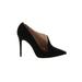 Zara Heels: Pumps Stiletto Chic Black Solid Shoes - Women's Size 38 - Pointed Toe