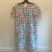 Lilly Pulitzer Dresses | Lilly Pulitzer Rare Disney Rose Heart Shift Dress Excellent Condition | Color: Blue/Pink | Size: 6