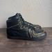 Gucci Shoes | Gucci Coda High Top Sneakers Black Gold Chain Size 40.5 / Us 7 Mens / 8.5 Womens | Color: Black | Size: 7