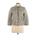 CALVIN KLEIN JEANS Jacket: Gray Jackets & Outerwear - Women's Size Medium