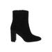 Chinese Laundry Boots: Black Print Shoes - Women's Size 7 - Almond Toe