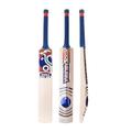 Kookaburra Retro Bubble 5 Star Cricketschläger, blau/rot, Kurzer Griff