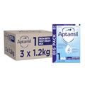Aptamil 1 First Baby Milk Powder, From Birth, 1.2K (Pack of 3)