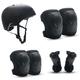 Children's Skateboard Helmet, 7-in-1 Protector Set Children with Knee Pads, Elbow Pads and Wrist Guards, Children & Adults Knee Pad Set for Rollerblading, Skating, Skateboard (Size S)