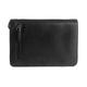 Zerimar Natural Leather Shoulder Bag | Casual Shoulder Bags | Classic Leather Shoulder Bag | Shoulder Bag | Measures 17 x 25 x 8 cm, Black/White, 17x25x8 cm