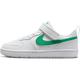 NIKE Court Borough Low Recraft (Gs) Boys Sneaker, White Stadium Green Football Grey, 30 EU