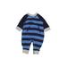 Baby Gap Long Sleeve Outfit: Blue Stripes Bottoms - Size 3-6 Month