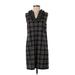 Vineyard Vines Casual Dress: Black Plaid Dresses - Women's Size 2