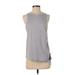 Nike Active Tank Top: Gray Activewear - Women's Size Small