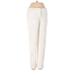 J.Crew Dress Pants - Mid/Reg Rise Straight Leg Boyfriend: Ivory Bottoms - Women's Size 00