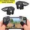 G21 Six Fingers Mobile Phone Game Trigger for PUBG Aim Shooting L1 R1 ABS Key Button for IOS