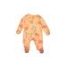 Just One You Made by Carter's Long Sleeve Onesie: Orange Bottoms - Size Newborn