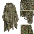 Vêtements de camouflage 3D mesurillie imbibés de sniper Airsoft vêtements bioniques en cuir chevelu