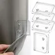 Clips auto-adhésifs coupe-vent pour rideau de douche anneaux de support accessoires de toilette 4