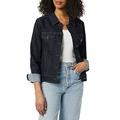 Amazon Essentials Damen Jeansjacke (erhältlich in Übergröße), Rinse Waschung, 5XL Große Größen