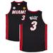 Dwyane Wade Miami Heat Autographed Black Mitchell & Ness 2012-2013 Authentic Jersey with 25th Anniversary and NBA Finals Patches "HOF 23" Inscription