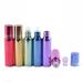 Hesroicy 10ML Refillable Empty Roller Ball Bottle Glass Essential Oil Perfume Container