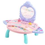 Holiday Savings! Feltree Kids Make Up Table for Girls Washable Make Up for Little Girls Innocuity Toddler Make Up Bag Gift for 3-12 Years Old Children.7ml